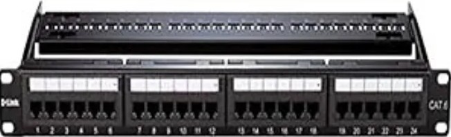 24 PORT PATCHPANNEL CAT6A LOADED