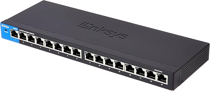 LINKSYS 16-PORT GIGABIT SWITCH