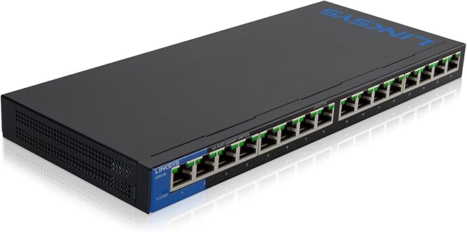 LINKSYS 16-PRT GIGA POE SWITCH
