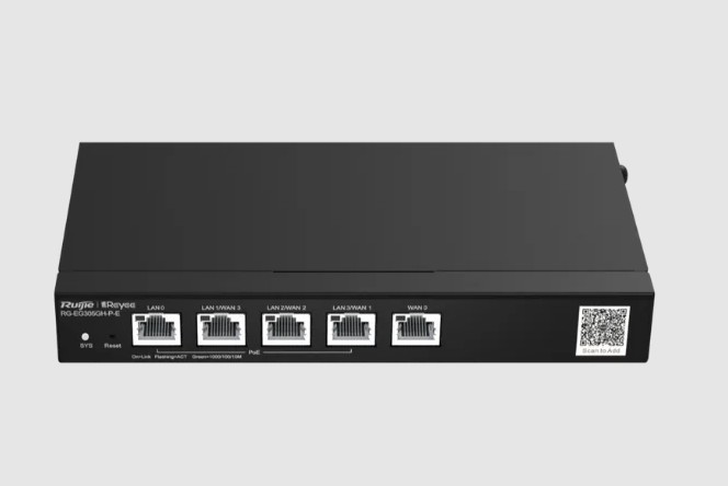 Reyee 5-Port High-Performance Cloud Managed PoE Office Router