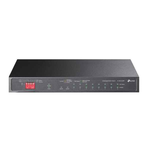 10-PORT GIGABIT DESKTOP SWITCH WITH 6-PORT POE+ & 2-PORT P