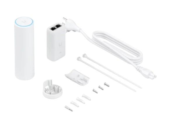 Indoor/outdoor, 4×4 WiFi 6 access point, 5.3 Gbps with its 5 GHz (4×4 MU-MIMO and OFDMA) and 2.4 GHz (2×2 MIMO) bands