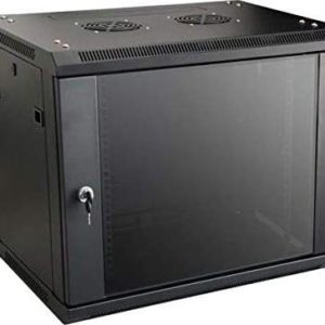 D-Net 9U Wall Mount Server Cabinet - Accessories- 1 Fan + 1 Shelf | DNET9U