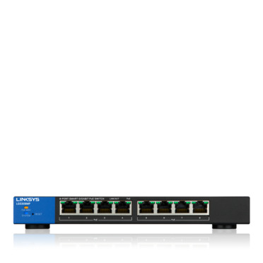 lslgs308mp poe+ smart 8 port gigabit network switch dubai distribution uae