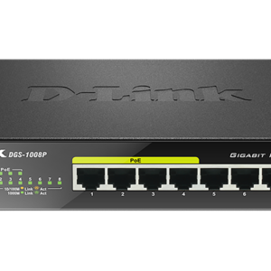 d link dgs-1008p 8-port gigabit poe unmanaged desktop switch dubai distributor uae